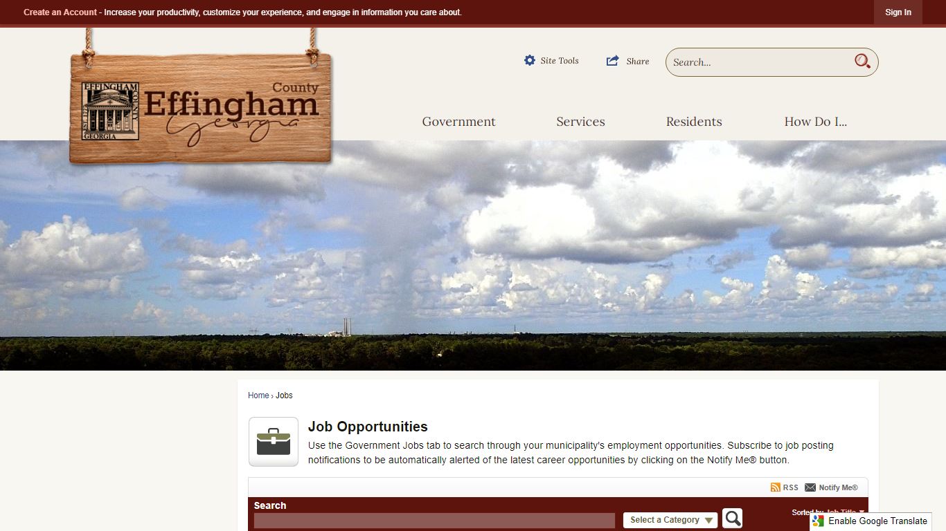 Jobs • Effingham County, GA • CivicEngage